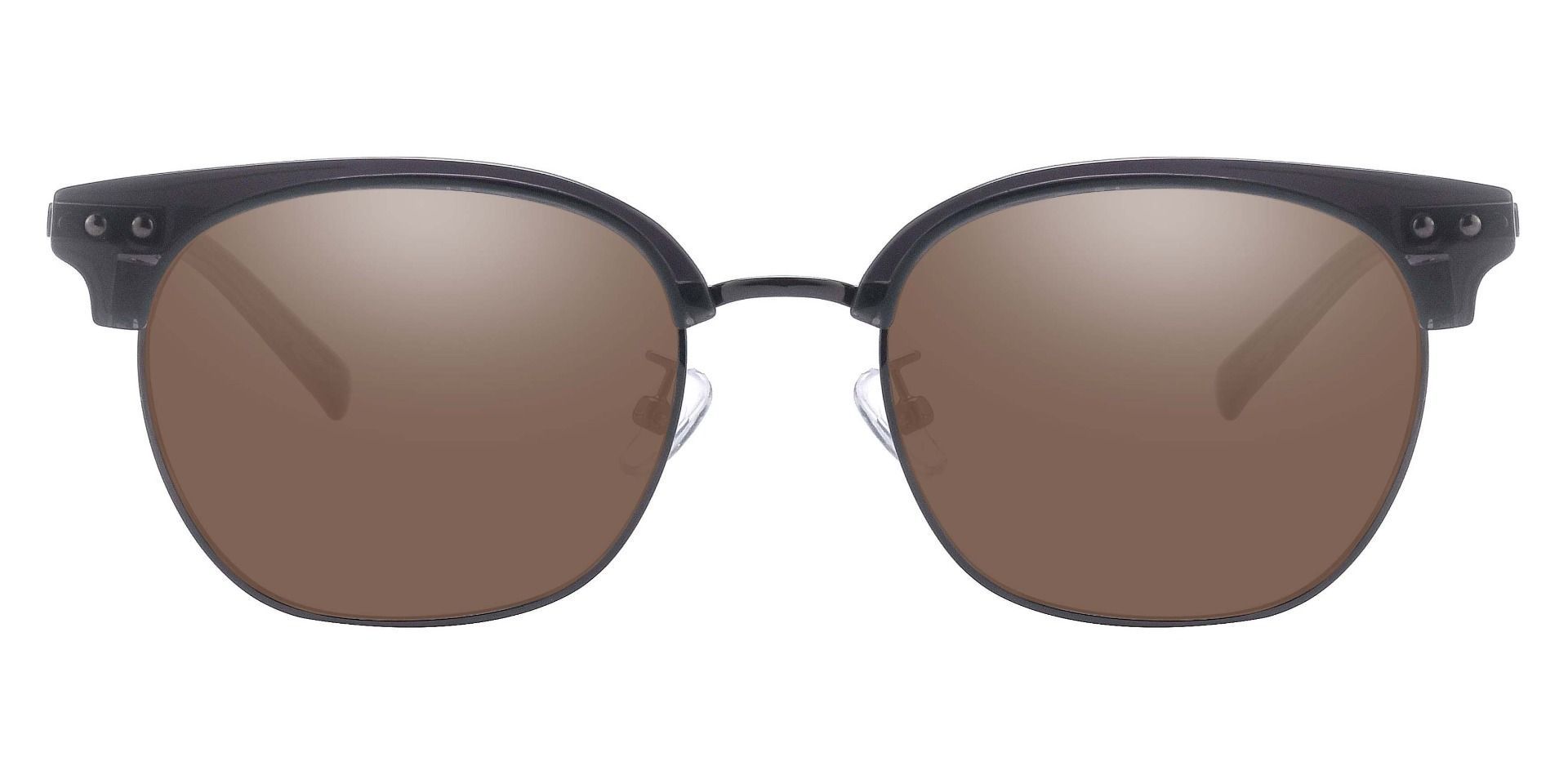 Shay Browline Progressive Sunglasses - Black Frame With Gray Lenses ...