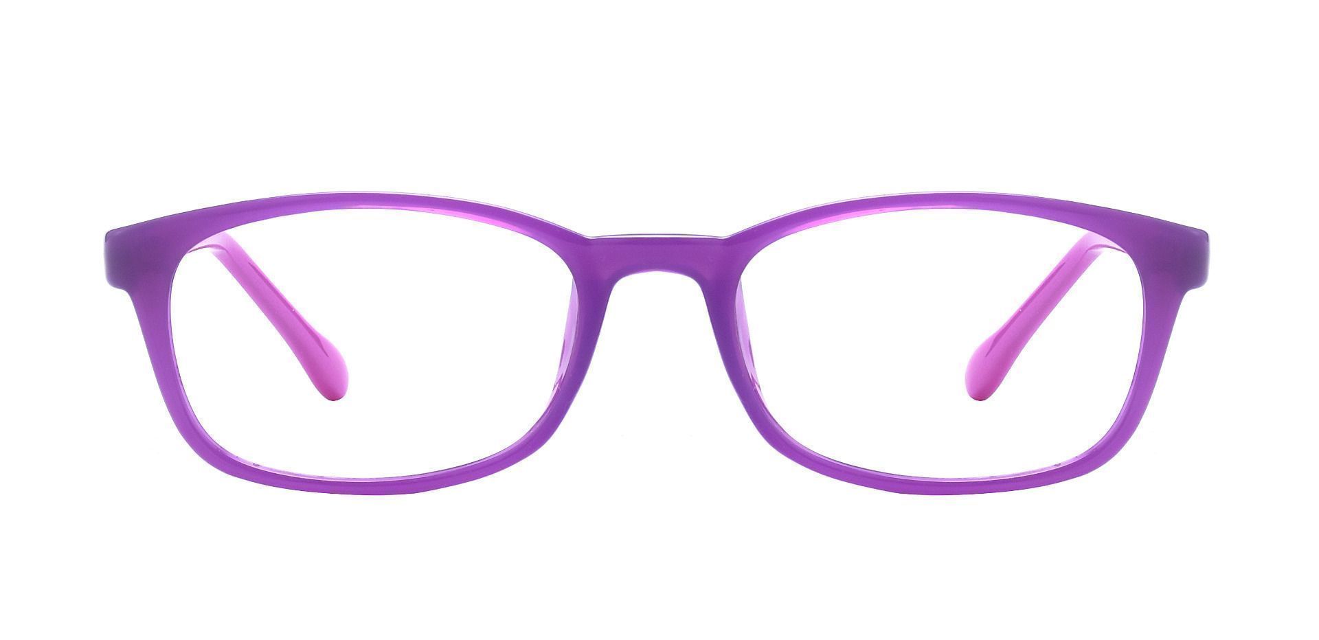 Violet Rectangle Prescription Glasses - Pink Crystal Wth Gems | Women's ...