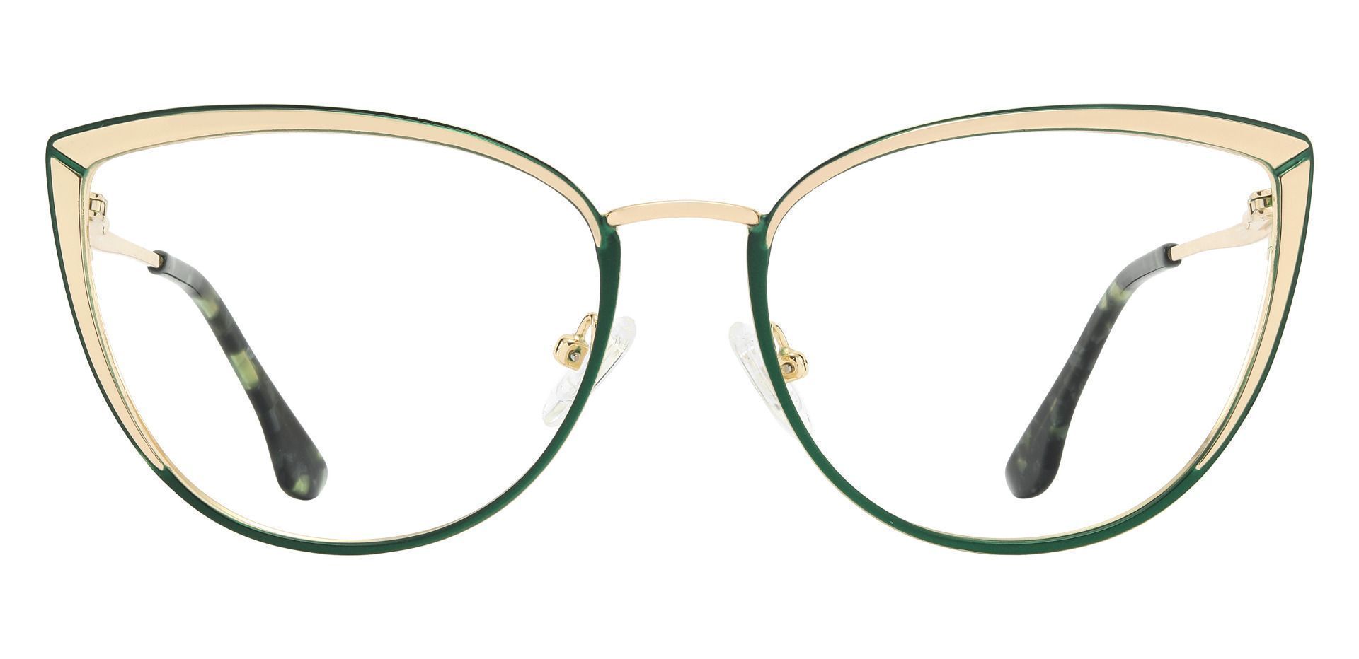 Alyssa Cat Eye Prescription Glasses Green Womens Eyeglasses Payne Glasses 