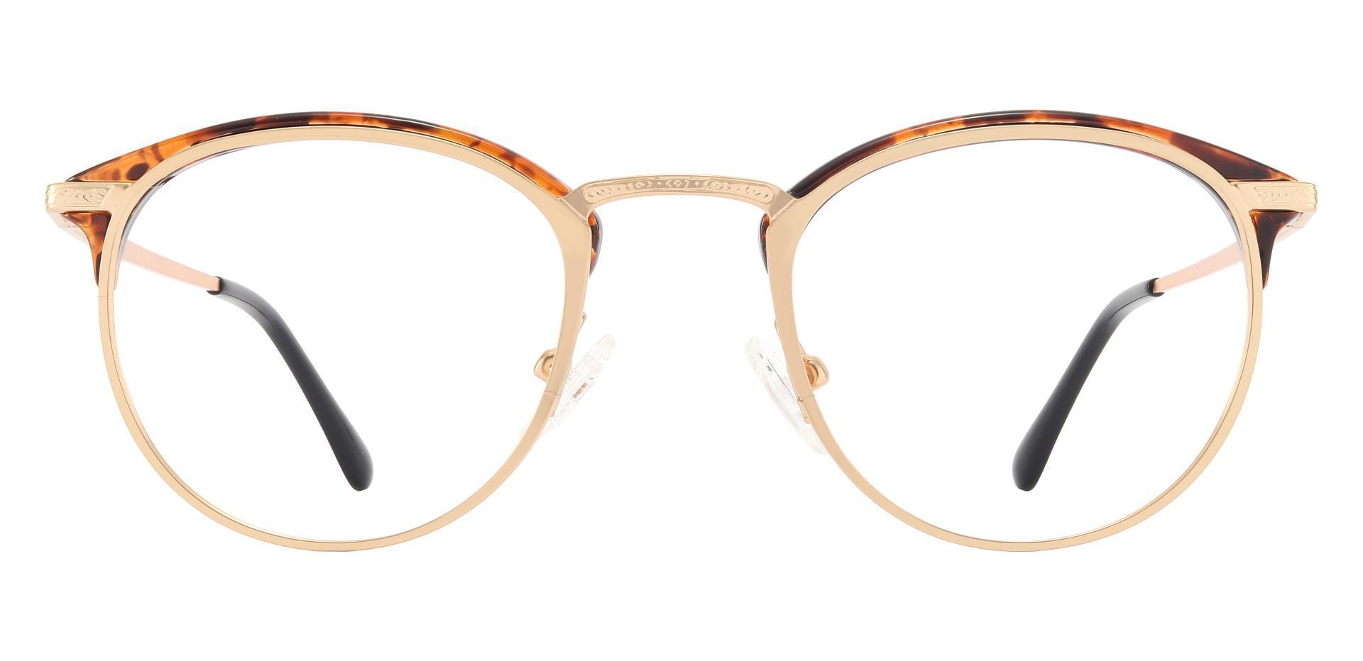 Shultz Browline Prescription Glasses Gold Women S Eyeglasses